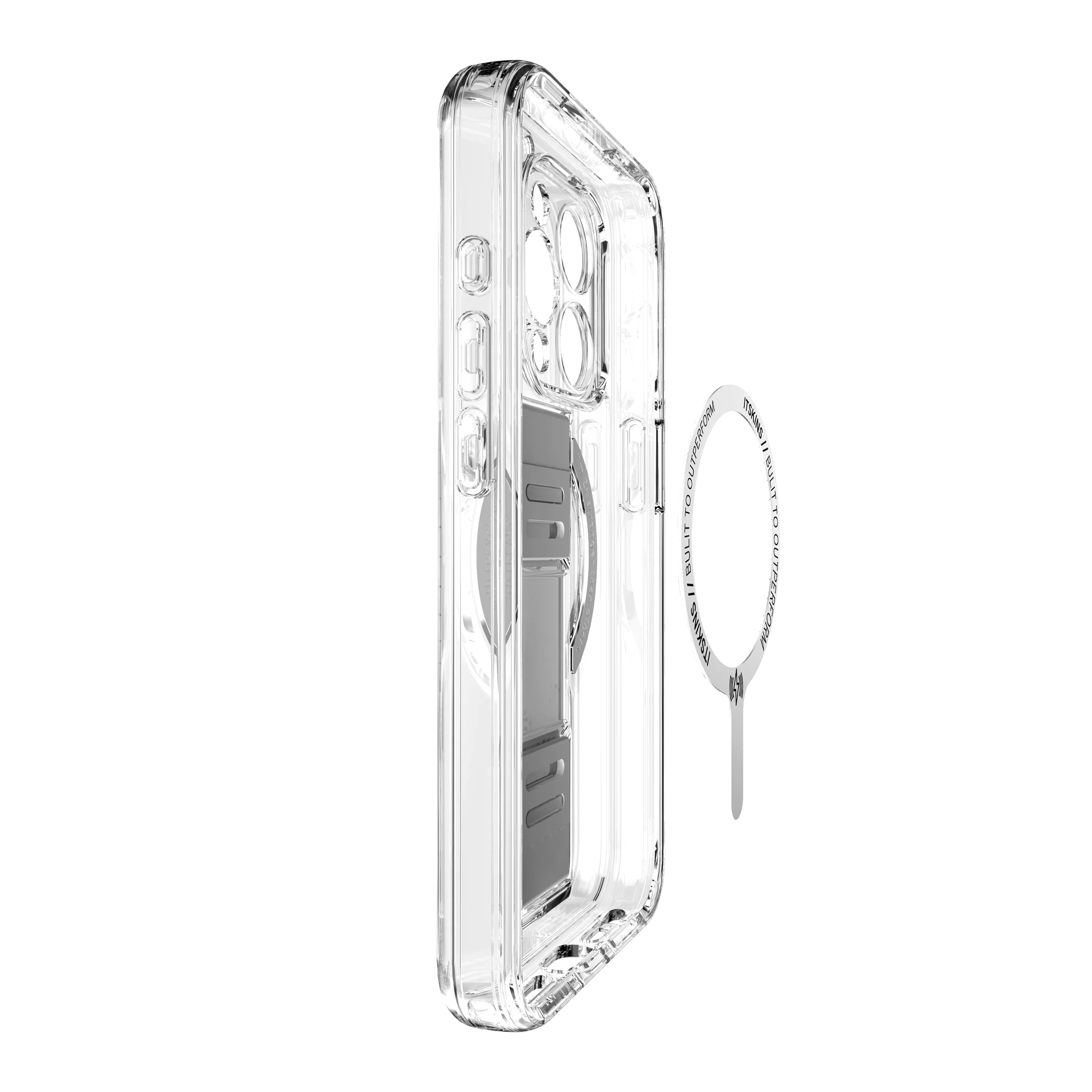 Itskins Avana Grip-It iPhone 15 Pro Max Magsafe Cover - Clear - Tashqila Itskins Avana Grip-It iPhone 15 Pro Max Magsafe Cover - Clear - Tashqila